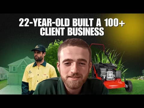 How This 22-Year-Old Built a 100+ Client Business from Scratch with a Jim's Mowing franchise