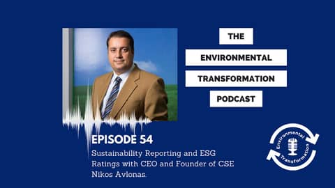 Sustainability Reporting and ESG Ratings with CEO and Founder of CSE Nikos Avlonas.