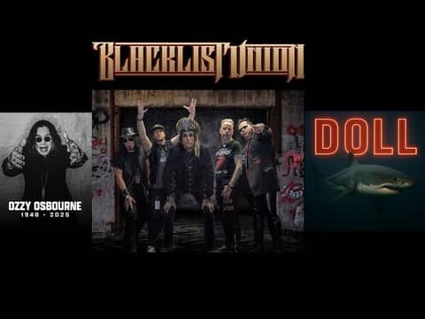 Blacklist Union New Music With Ozzy Osbourne Tribute, DOLL Jaws Shark Bait