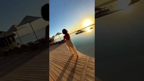 Dancing with the sunset in Oualidia!