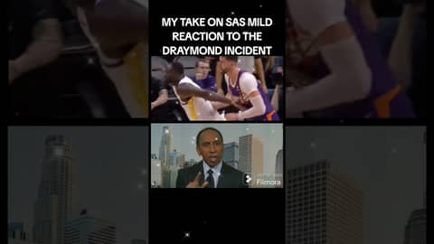 MY REACTION TO SAS MILD TAKE ON THE DRAYMOND INCIDENT... #nba #draymondgreen #stephenasmith #espn