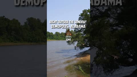 Something made itself known just outside a bedroom window in the deep woods of rural Alabama