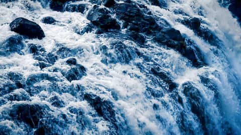 Rushing Waterfall Sounds | Natural White Noise for Sleeping