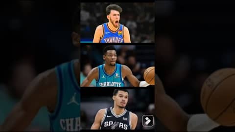 MY PREDICTION: ROOKIE OF THE YEAR... #nba #basketball #victorwembanyama #chetholmgren #brandonmiller