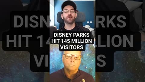 Disney Parks saw 145 million visitors in 2024, obliterating the competition #disneyparks #themepark