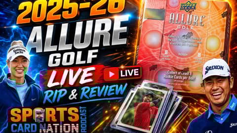 2025-26 Upper Deck Allure Golf Hobby Box Rip & Review
