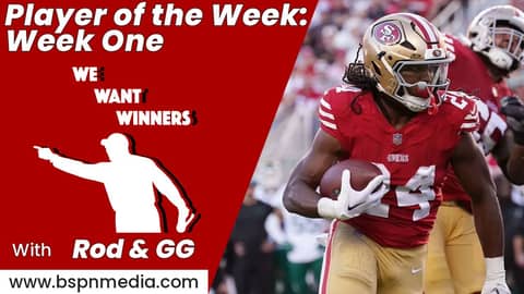 Coach Sing Player of the Week for Week One Is Jordan Mason | We Want Winners