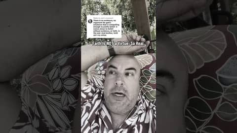 Faith Is NOT a Virtue #deconstruction #god #faith #exchristian