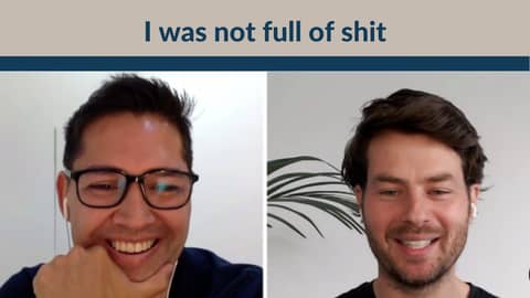 I was not full of shit