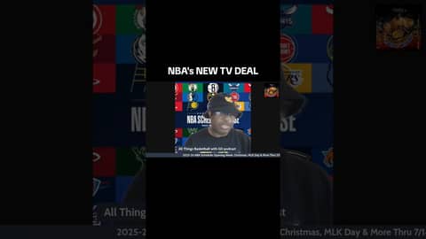 NBA's NEW TV DEAL... #nba #basketball #nbaschedule #espn #ABC #amazonprime #nbc #peacock #podcast