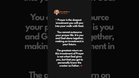 The Prayer Investment The Prayer Investment