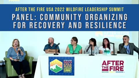PANEL Community Organizing for Recovery and Resilience