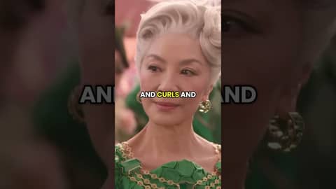 Makeup Designer #FrancesHannon on #MicheleYeoh as #MadamMorrible in Wicked For Good