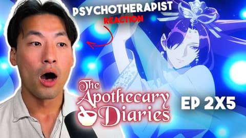 JINSHI MAKEOVER?! | Therapist’s First React to the Apothecary Diaries Season 2 Episode 5