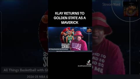 KLAY'S RETURN TO GS AS A MAVERICK... #nba #basketball #klaythompson #dallasmavericks #warriors