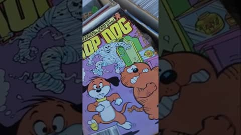 Comic books at the swapmeet. Comic books at the swapmeet.