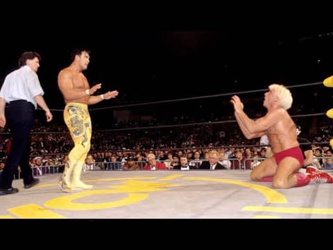 Great Match. Bad Finish. Flair vs. Steamboat at WCW Spring Stampede 1994 Great Match. Bad Finish. Flair vs. Steamboat at WCW Spring Stampede 1994