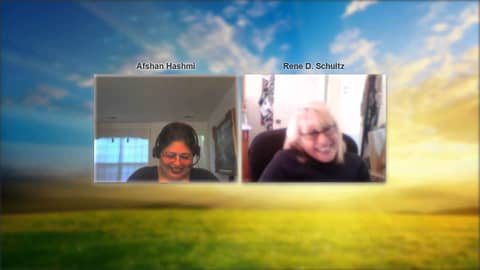 Dr Afshan Hashmi in Conversation with authorRene D Schultz 2014 06 10 1450 Dr Afshan Hashmi in Conversation with authorRene D Schultz 2014 06 10 1450