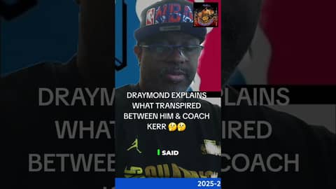 DRAYMOND'S EXPLANATION OF WHAT HAPPENED BETWEEN HIM & COACH KERR... #nba #basketball #draymondgreen
