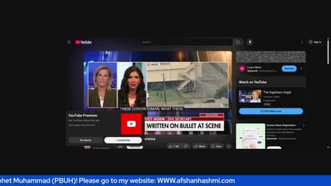 Important News from Fox channel. By Dr.Afshan Hashmi