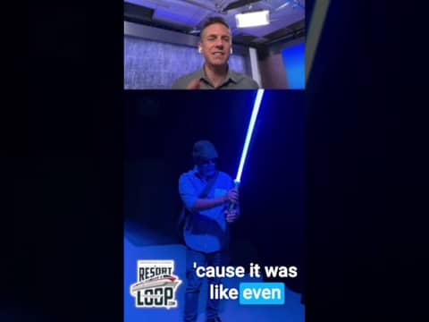 Holding Disney’s Real Lightsaber for the First Time! ⚔️🤯 | Rich DeMuro on ResortLoop.com