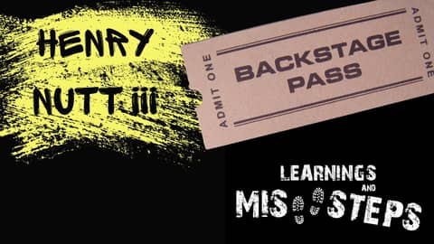Henry Nutt iii Bck stage pass