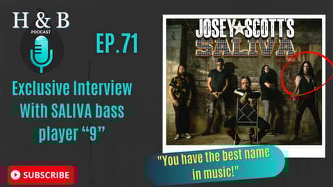 Interview With Saliva Bass Player 9 Hook and Bridge Podcast Ep. 71