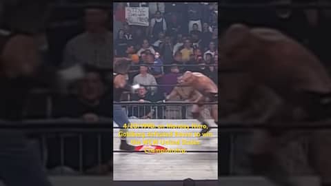 4/20/1998: Goldberg defeated Raven to win the WCW United States Championship. #wrestling #wwe