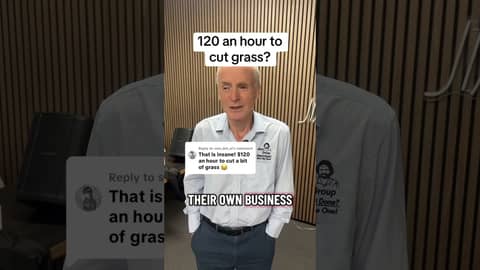 $120 an hour to cut grass? #jimsmowing #jimsgroup #franchise #franchising #smallbusiness