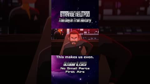 On this day in #startrek history, #startreklowerdecks No Small Parts first aired! #onthisday #otd
