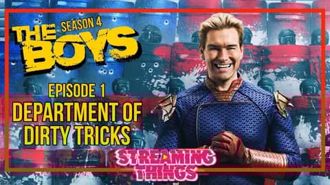 The Boys S4:E1 "Department of Dirty Tricks" The Boys S4:E1 "Department of Dirty Tricks"