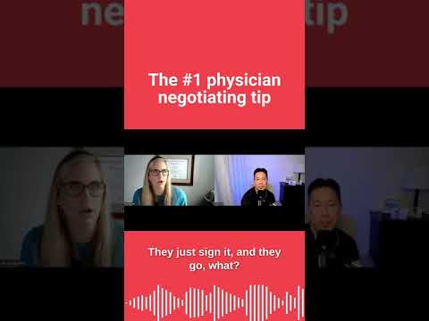 The #1 physician negotiating tip #shorts