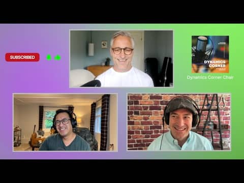 Episode 229: In the Dynamics Corner Chair: Are you running next to a bicycle?