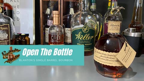 Open the Bottle - Blanton's Single Barrel Bourbon Whiskey Open the Bottle - Blanton's Single Barrel Bourbon Whiskey