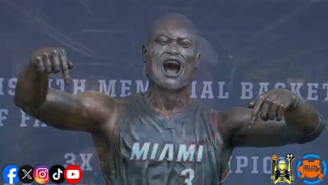 The Dwyane Wade Statue