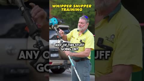 How to use a line trimmer, the correct way!