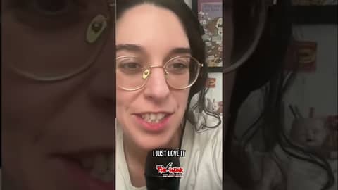 McKenzie McKenzie (Jamie Loftus) experiences 108.9 The Hawk's dirtbag sidekick, Kegstand.