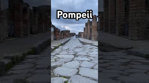 The streets of #pompeii #romanruins #ancientrome #ruins #romanhistory #ancienthistory #italytravel