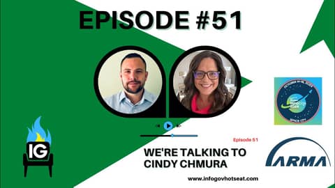 IGHS51 - InfoCon2024 Recap with Vice Chair of ARMA Board of Directors, Cindy Chmura IGHS51 - InfoCon2024 Recap with Vice Chair of ARMA Board of Directors, Cindy Chmura
