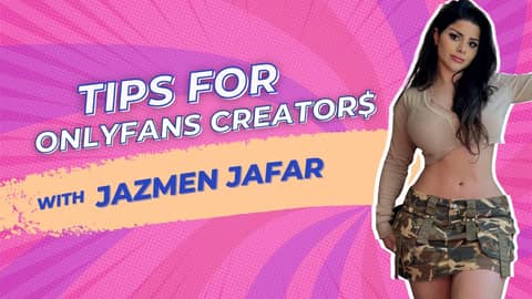 OnlyFans Model Jazmen Jafar, Who Brings in 6-Figures a Month, Offers Tips for OnlyFans Creators