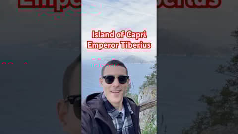 Emperor Tiberius on the Island of Capri #romanhistory #history #romanempire #capri #italytravel