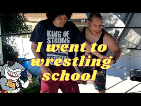 I went to wrestling school