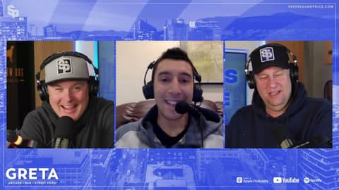 Frank Corrado on Pettersson & his wingers, PP, Hughes' hit, Canucks' playoff expectations, Mikheyev Frank Corrado on Pettersson & his wingers, PP, Hughes' hit, Canucks' playoff expectations, Mikheyev