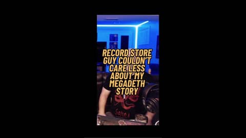 Record Store Guy Couldn't Care Less About My Megadeth Story | Clip From IDS #275