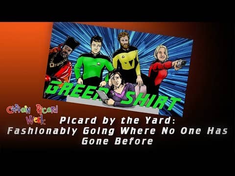 Green Shirt - Picard by the Yard: Fashionably Going Where No One Has Gone Before | Picard Week Green Shirt - Picard by the Yard: Fashionably Going Where No One Has Gone Before | Picard Week
