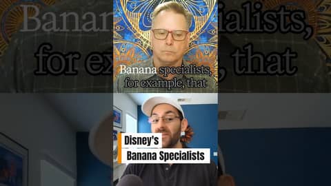 Shanghai Disneyland uses banana Specialists to keep fruit uniformly sized  #themepark #disney