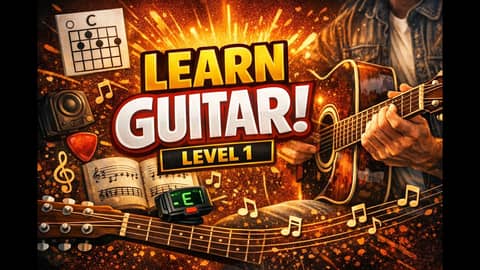 Your Guitar Journey Begins 🎸 | Level 1 Fundamentals for Absolute Beginners