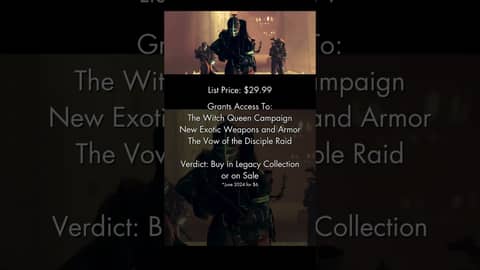 Is The Witch Queen Worth Buying in 2024? #destiny2