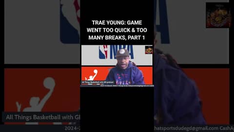 TRAE: ASG TOO QUICK & TOO MANY BREAKS, PART 1... #nba #basketball #traeyoung #allstargame #podcast