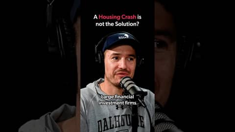 A Housing Crash is NOT the Solution #housingcrash #housingaffordability
